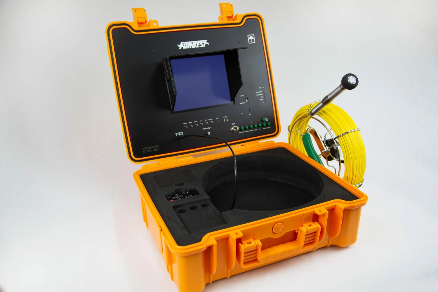 Forbest Luxury Portable Sewer/Drain Camera, With Transmitter, Meter Counter, 130FT Pipe Inspection & Locators 3 Forbest Luxury Portable Sewer/Drain Camera, With Transmitter, Meter Counter, 130FT Pipe Inspection & Locators