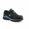 Terra Safety Footwear Terra Pacer 2.0 Breathable Composite Toe Women's Safety Shoes | Black/Light Blue | Sizes 5 - 10