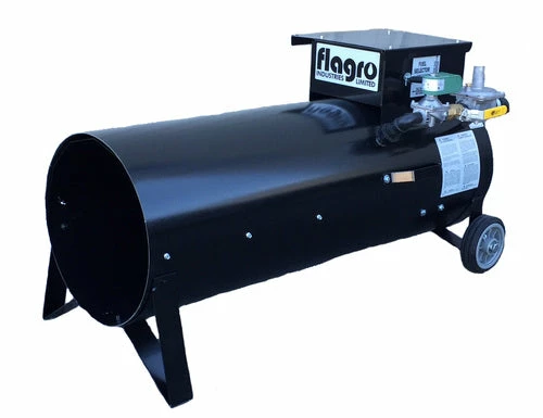 Heaters Flagro Propane/Natural Gas Direct Fired Construction Heater 400,000 BTU 3 Heaters Flagro Propane/Natural Gas Direct Fired Construction Heater 400,000 BTU