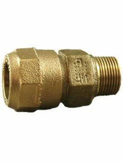 Cambridge Brass Waterworks Products Copper Tube Size LF Brass | Compression By MPT Adapter