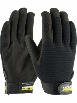 Work Gloves Maximum Safety® Professional Black Mechanic's Glove