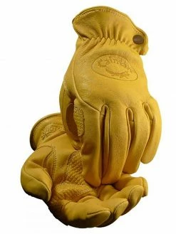 Caiman® 1324 Gold Sheep Grain Premium Drivers Gloves - Pack Of 6 Pairs Work Gloves