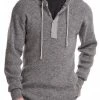 Stanfields Work Wear Stanfield's 1329 Heavy Weight Wool Henley With Hood | Grey | Sizes S - 2XL