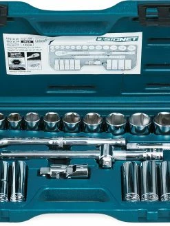 Signet 1/2" Drive 28 Piece SAE Socket Set | 3/8" - 1 1/4" Regular | 3/8" - 7/8" Deep
