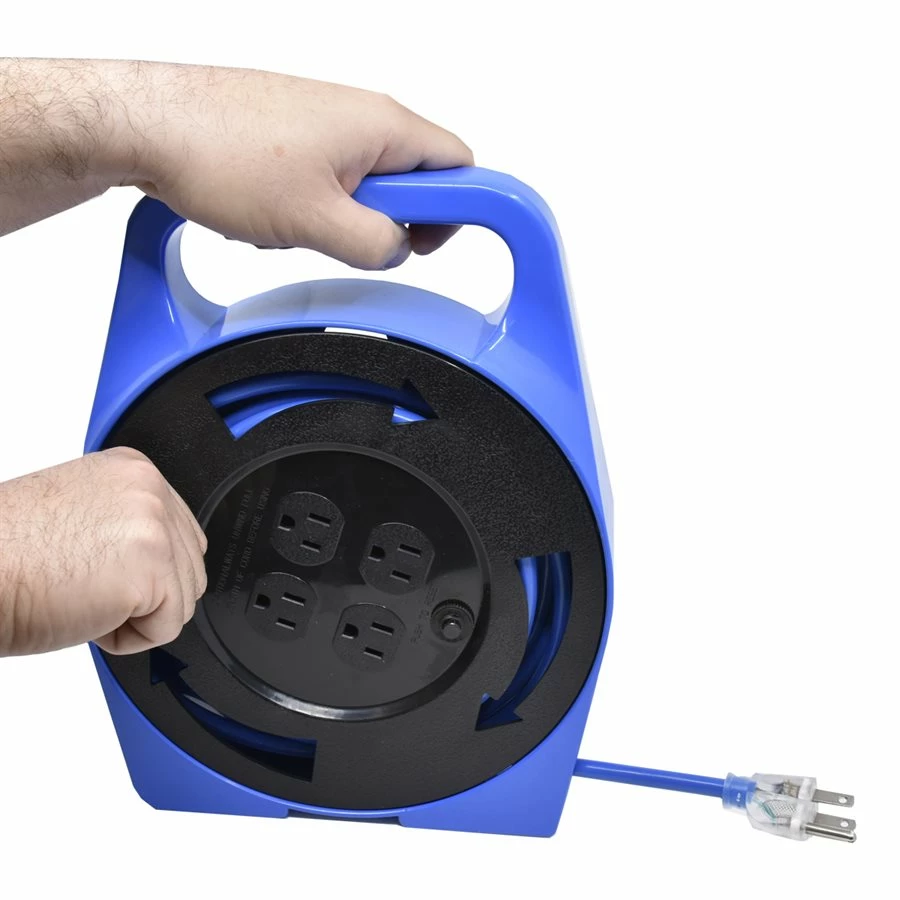 Lighting FlexiCord Cassette Style Cord Reel - SJTW 16/3 - 25 Ft Length 7 Lighting FlexiCord Cassette Style Cord Reel - SJTW 16/3 - 25 Ft Length