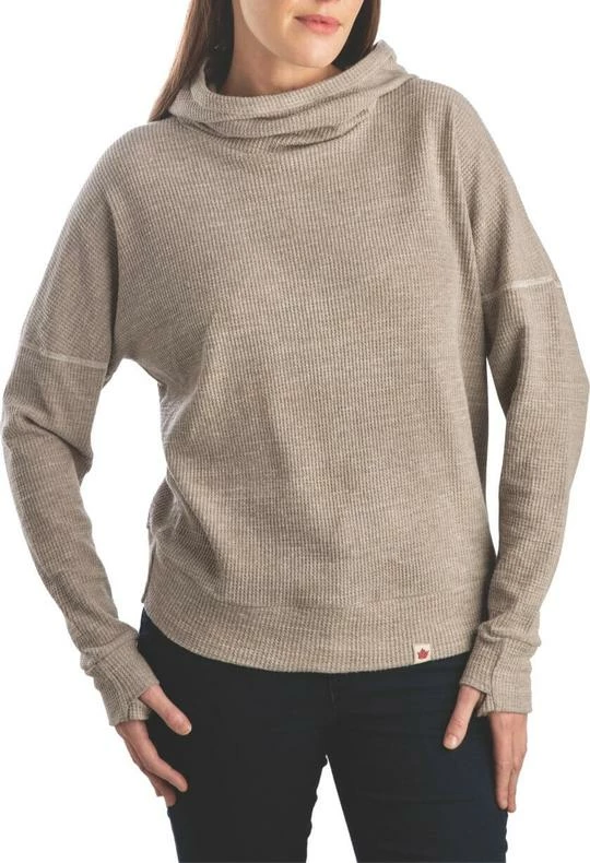 Stanfields Stanfield's 1593 Women's Slub Waffle Hoody | Sizes S - XL 4 Stanfields Stanfield's 1593 Women's Slub Waffle Hoody | Sizes S - XL