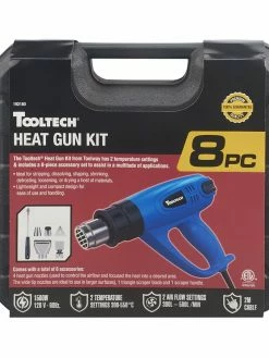 ToolTech® Dual Temperature Heat Gun Kit Electrical Tools