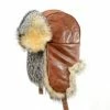 Crowncap Grey Fox Aviator | Cognac/Natural Work Hats