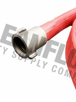 Greenline 1-1/2" Red Nitrile/PVC Fire Hose Assemblies (w/ Male X Female NPSH Threaded Fittings) Hose And Fittings