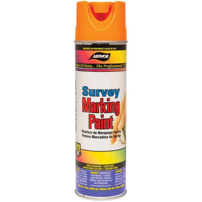 Aervoe Survey Marking Paint (Case Of 12) Pipe Inspection & Locators 6 Aervoe Survey Marking Paint (Case Of 12) Pipe Inspection & Locators