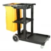 Globe Commercial Products Cleaning Tools Heavy Duty Premium Janitor's Cart 1 Globe Commercial Products Cleaning Tools Heavy Duty Premium Janitor's Cart