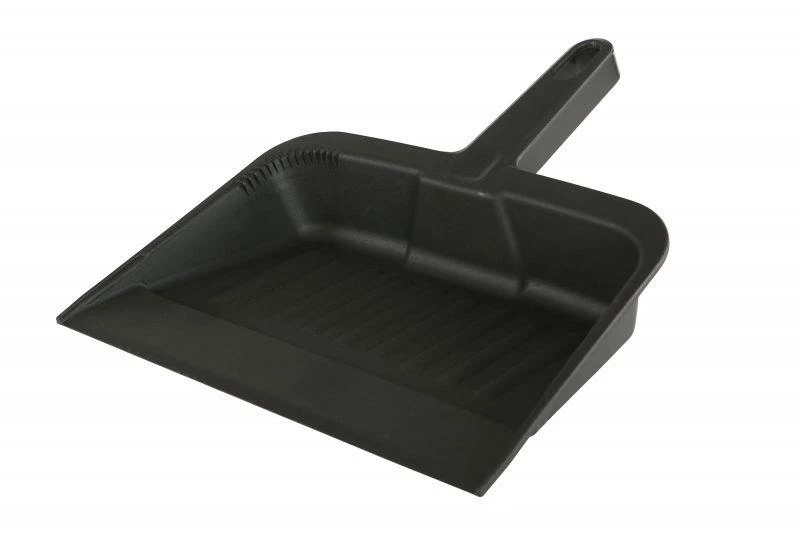 Globe Commercial Products Premium Black Plastic Dust Pan - 12" Width 3 Globe Commercial Products Premium Black Plastic Dust Pan - 12" Width