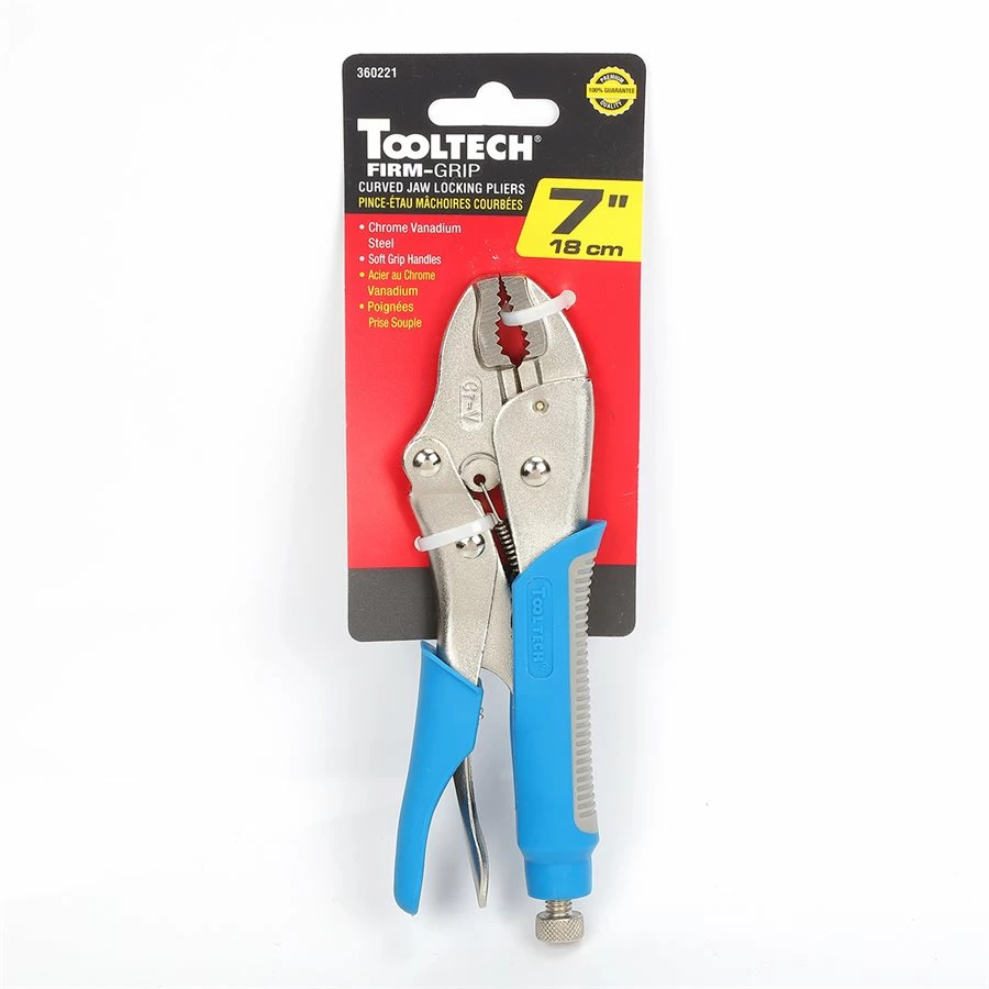 ToolTech® Curved Jaw Locking Pliers Hand Tools 3 ToolTech® Curved Jaw Locking Pliers Hand Tools