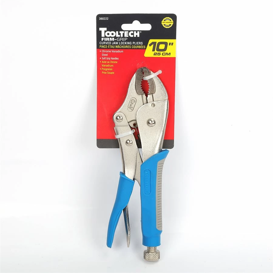 ToolTech® Curved Jaw Locking Pliers Hand Tools 4 ToolTech® Curved Jaw Locking Pliers Hand Tools