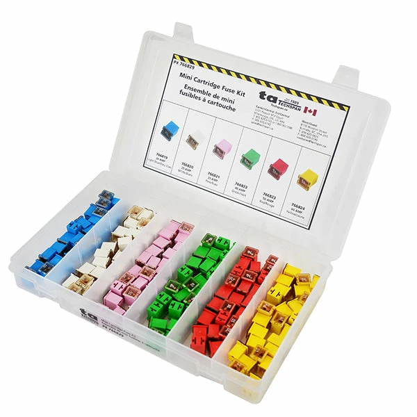Techspan Cartridge Female-Type Link (Mini) Fuse Assortment Kit - 150 Pcs 3 Techspan Cartridge Female-Type Link (Mini) Fuse Assortment Kit - 150 Pcs