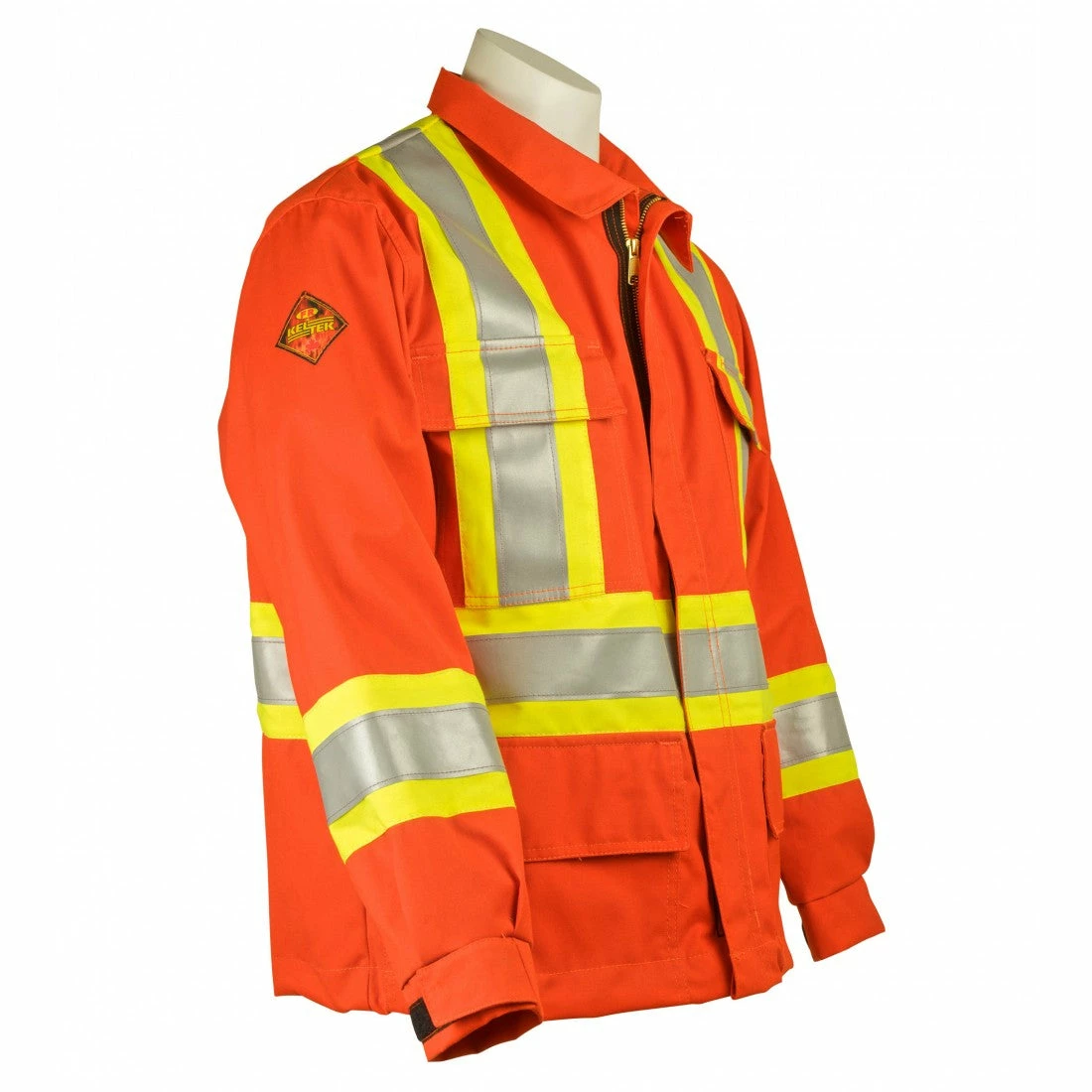 KELTEK Apparel KELTEK 383S Flame Resistant Hi-Vis Unlined Premium CSA Jacket | Orange | S-5XL (HRC 2) 5 KELTEK Apparel KELTEK 383S Flame Resistant Hi-Vis Unlined Premium CSA Jacket | Orange | S-5XL (HRC 2)