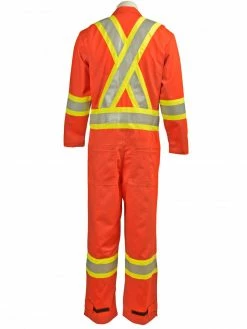 KELTEK Apparel KELTEK 384S Flame Resistant CSA Coverall | Orange | S-6XL (HRC 2) Flame Resistant Work Wear