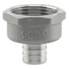 Tubing And Fittings Plumb-Eeze Stainless Steel FPT X PEX Adapter 1 Tubing And Fittings Plumb-Eeze Stainless Steel FPT X PEX Adapter