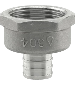 Tubing And Fittings Plumb-Eeze Stainless Steel FPT X PEX Adapter