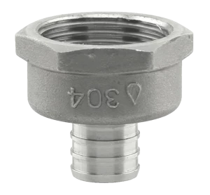 Tubing And Fittings Plumb-Eeze Stainless Steel FPT X PEX Adapter 3 Tubing And Fittings Plumb-Eeze Stainless Steel FPT X PEX Adapter