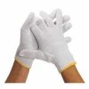 Unex White Knit Poly/Cotton Glove Liners - Pack Of 12 Pairs Work Gloves