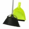 Globe Commercial Products 10" Angle Brooms With EZ Clean Dustpan Combo Cleaning Tools