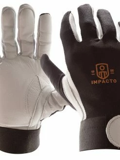 Impacto 403-30 Pearl Leather Series Full Finger Glove With VEP Impact Protection