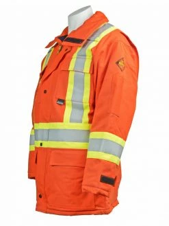 KELTEK Apparel KELTEK 407s Insulated Flame Resistant Hi-Vis CSA Parka | Orange | S-5XL (HRC 4) Flame Resistant Work Wear