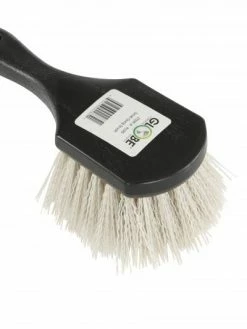 Globe Commercial Products Short Handle Utility Brush - Stiff Fiber