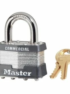 Maintenance Supplies MasterLock Commercial Grade Laminated Steel Padlock, Keyed Alike