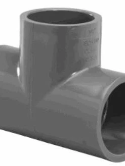 Lasco 1/2" To 6" Schedule 80 PVC Socket Weld Tee Fitting Fittings And Valves