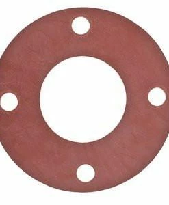 Cleanflow Full Face Red Rubber Pipe Flange Gaskets Fittings And Valves