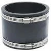 Cleanflow Fittings And Valves Flexible Connector Sewer Pipe Couplings For 1-1/4" To 10" Pipes 1 Cleanflow Fittings And Valves Flexible Connector Sewer Pipe Couplings For 1-1/4" To 10" Pipes