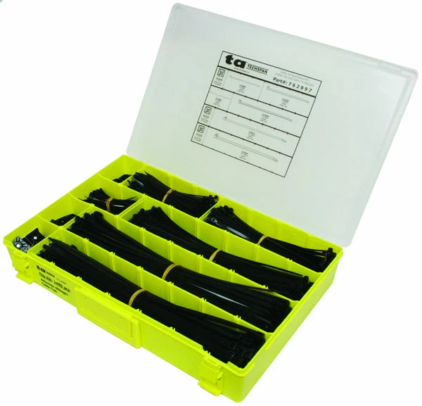 Electrical Supplies Techspan Black Cable Tie Assortment – 1485 Pcs 3 Electrical Supplies Techspan Black Cable Tie Assortment – 1485 Pcs