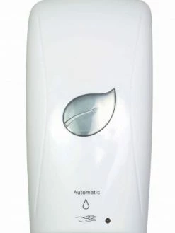Globe Commercial Products Touch-Free Hand Sanitizer / Hand Soap Dispenser - 1000 ML Bulk Refillable Cleaning Tools