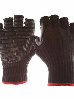 Impacto Blackmaxx Touch Vibration Dampening Open Finger Work Gloves