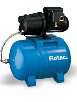 Well Pumps And Pressure Tanks Flotec 1/2 HP Cast Iron Shallow Well Jet Pump/Tank Water System | 5.6 GPM