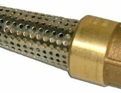 Parts 2O Parts2O | Brass Lead Free Jet Pump Foot Valve W/ Stainless Steel Screen
