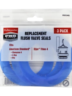 Maintenance Supplies Fluidmaster Replacement Flush Valve Seals, 3 Pack, Blue