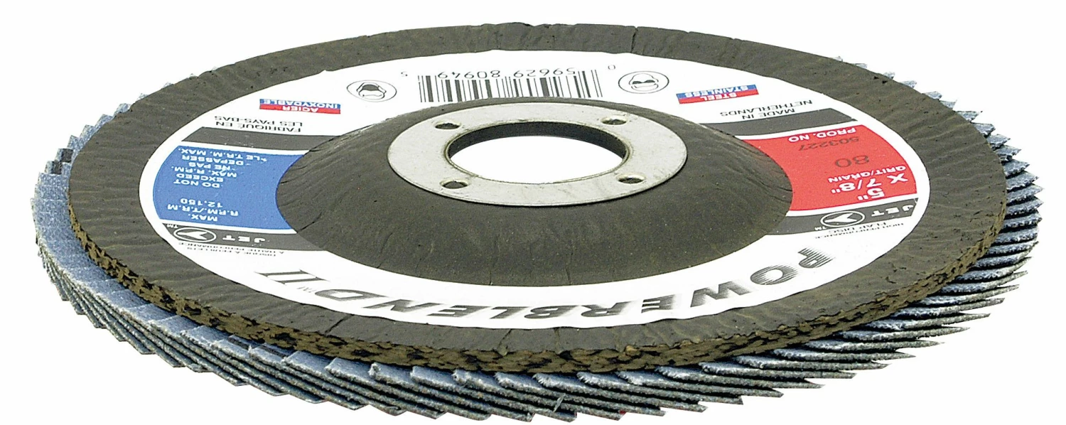 Jet Powerblend T29 Zirconia Flap Discs (For Angle Grinders) Power Tool Accessories 4 Jet Powerblend T29 Zirconia Flap Discs (For Angle Grinders) Power Tool Accessories