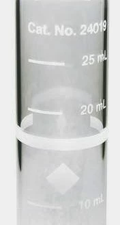 Water Testing Equipment Hach 2401906 Glass Sample Cell, 25 Mm Round, 10-20-25 ML Marks, Pk/6