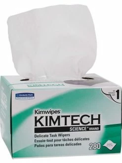 KimTech Kimwipes 34120 Single Ply Delicate Task Wipers | 8.4" X 12" Laboratory Supplies