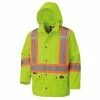 Hi-Vis Work Wear Pioneer 450D Waterproof Hi Vis Rain Jacket | S-4XL