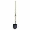 Cleanflow Landscaping Tools Premium Round Blade Shovel | Long Wood Handle
