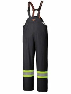 Pioneer FR Stretch Waterproof Bib Pant | S-7XL Flame Resistant Work Wear