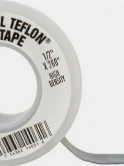 Whitlam Fittings And Valves Gray Stainless Steel Thread Seal Teflon Tape