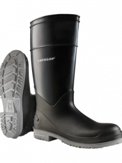 Rubber Work Boots Dunlop Polygoliath Lightweight PVC Steel Toe Work Boot