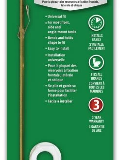 Fluidmaster Universal Toilet Tank Lever Chrome