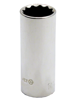 Hand Tools Jet 3/8" Drive SAE Chrome Socket Set - 12 Point - 9 Piece 5 Hand Tools Jet 3/8