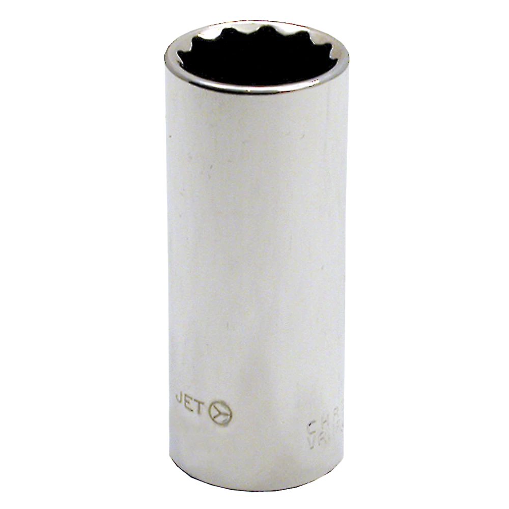 Hand Tools Jet 3/8" Drive SAE Chrome Socket Set - 12 Point - 9 Piece 4 Hand Tools Jet 3/8" Drive SAE Chrome Socket Set - 12 Point - 9 Piece